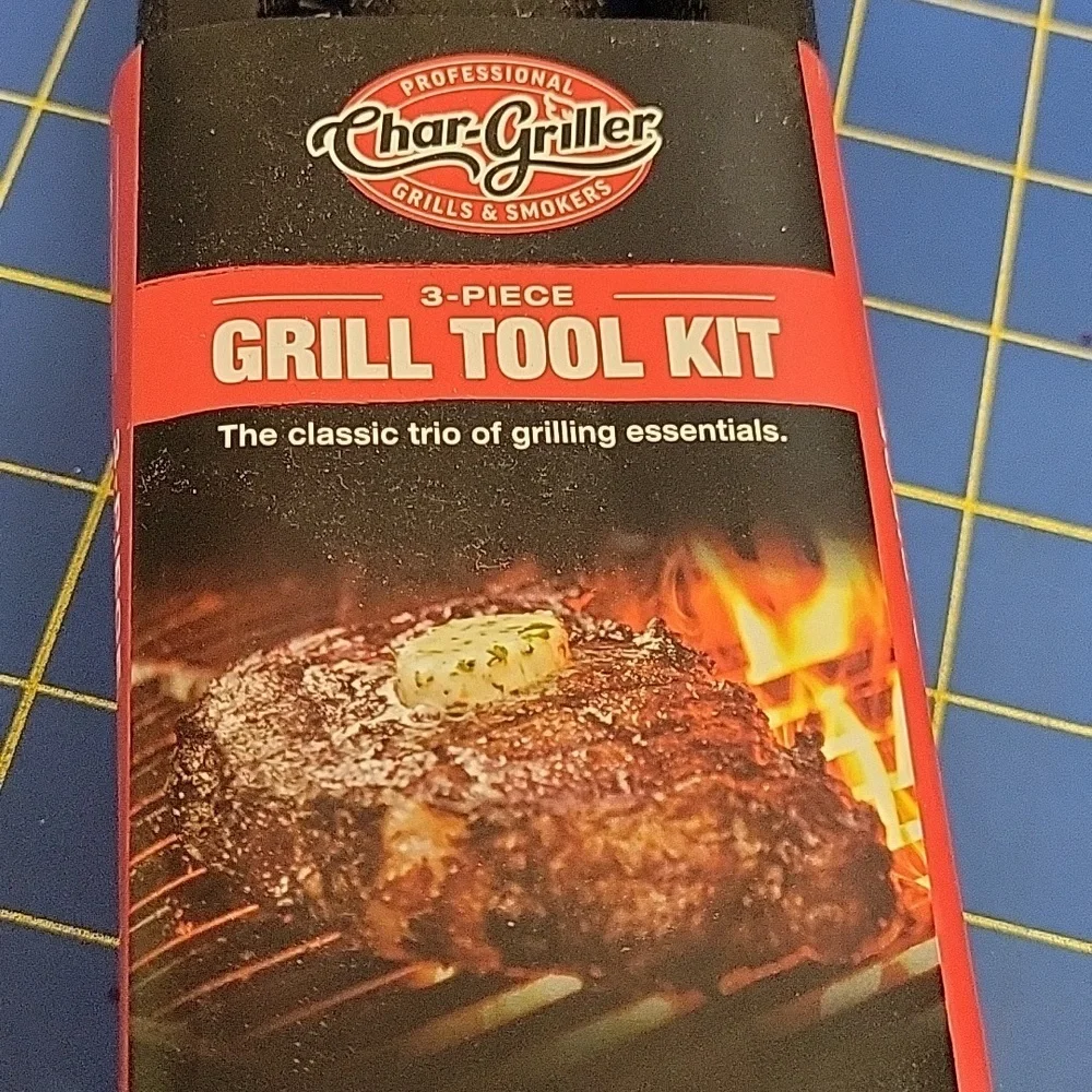 Char-Broil Grill Tool Kit with Black Handles